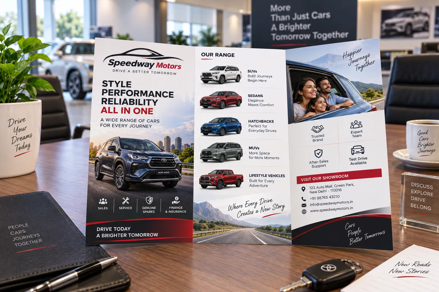 Brochures - Multi-Panel Sales Catalogues, Company Profiles & Folded Folders manufactured by Brand Labels India