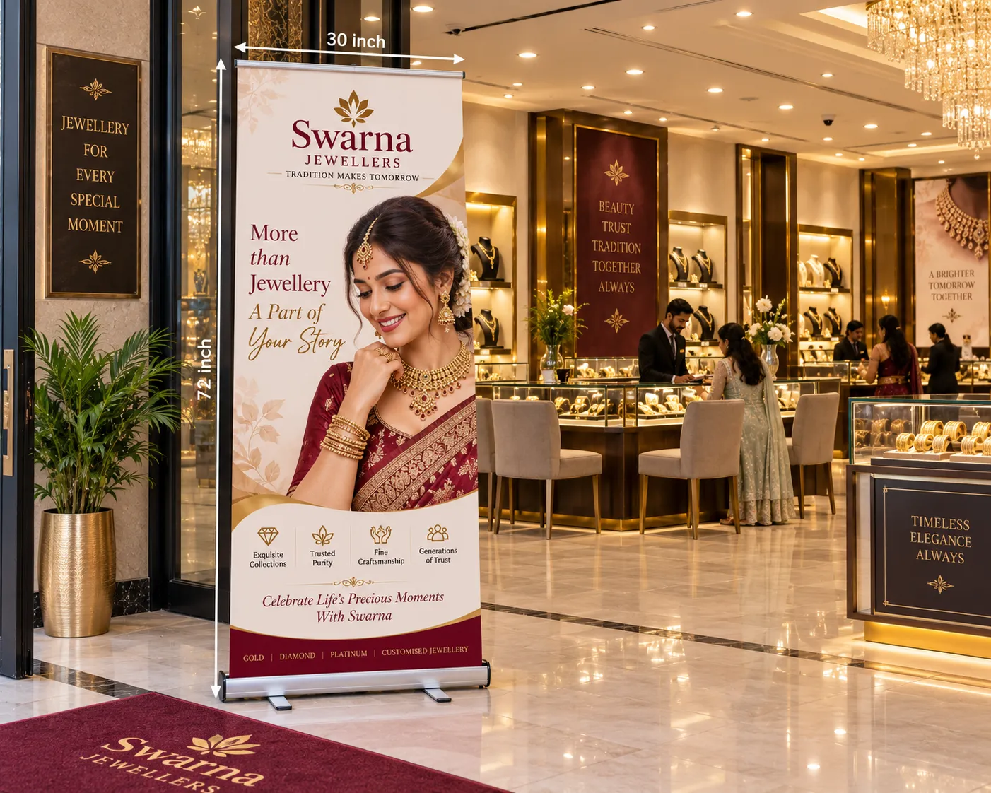 Roll-up Display Standees specimen