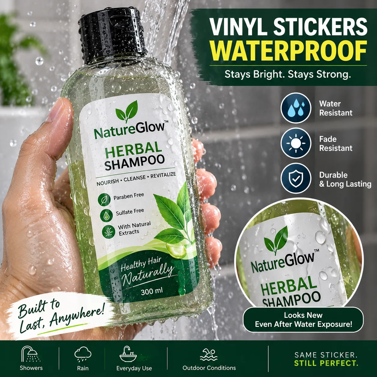 Waterproof Vinyl Sticker Labels