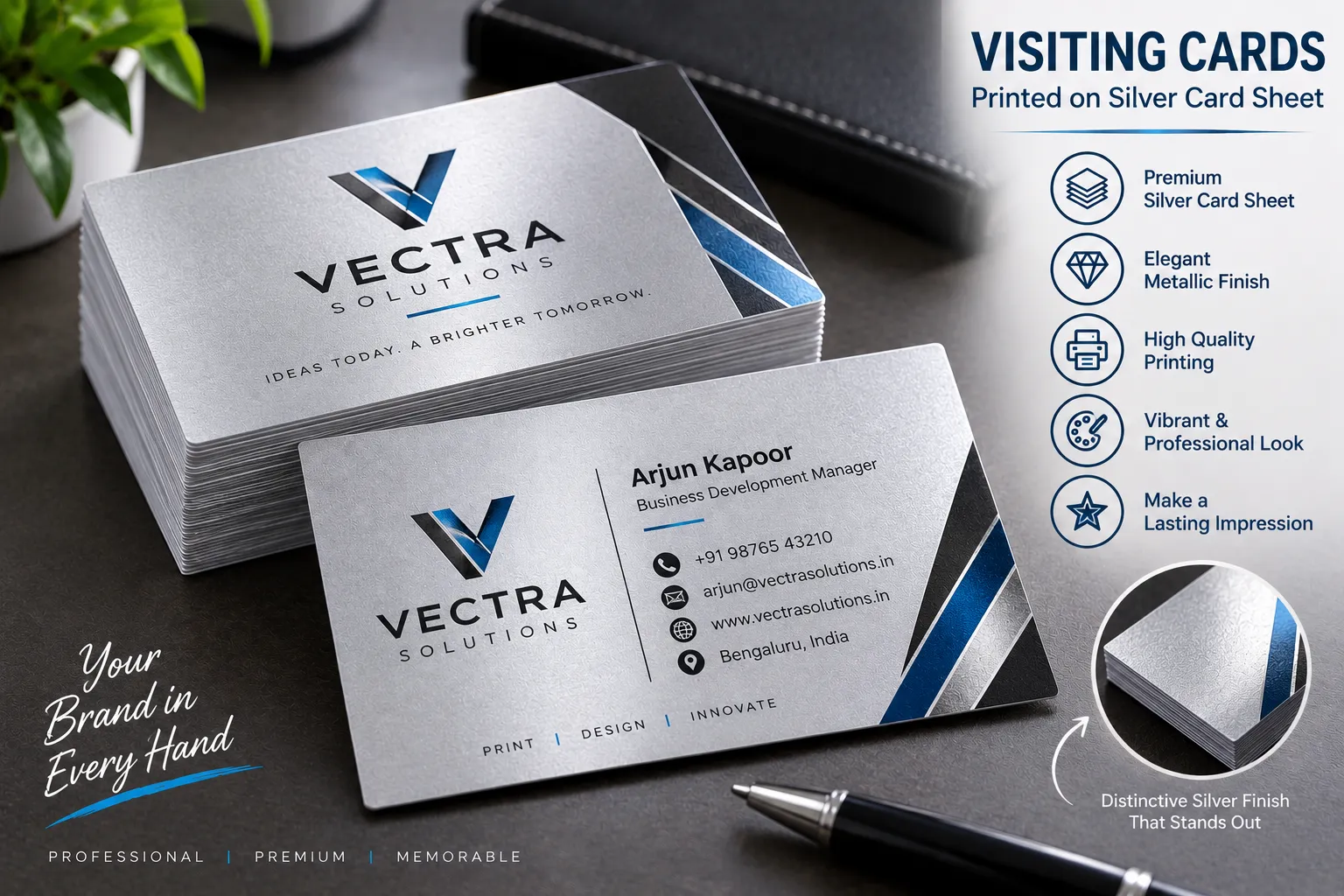 Visiting Cards specimen